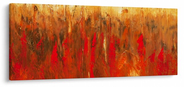 Obraz maľované abstrakcie (120x50 cm)
