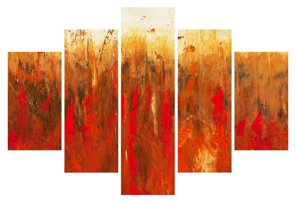 Obraz maľované abstrakcie (150x105 cm)