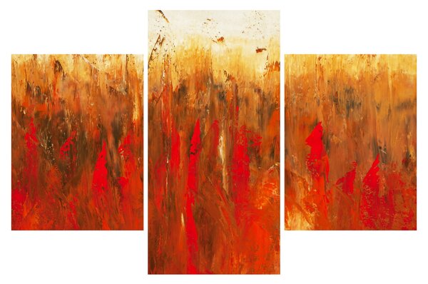 Obraz maľované abstrakcie (90x60 cm)