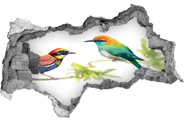 Diera 3D fototapeta na stenu Exotické vtáctvo
