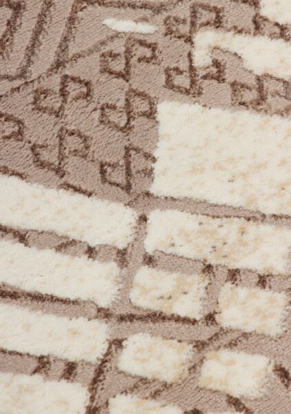 Koberec HOME W6124 CREAM / BROWN