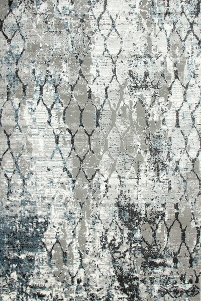Koberec HOME NP135A GREY / BLUE HERMES
