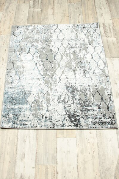Koberec HOME NP135A GREY / BLUE HERMES