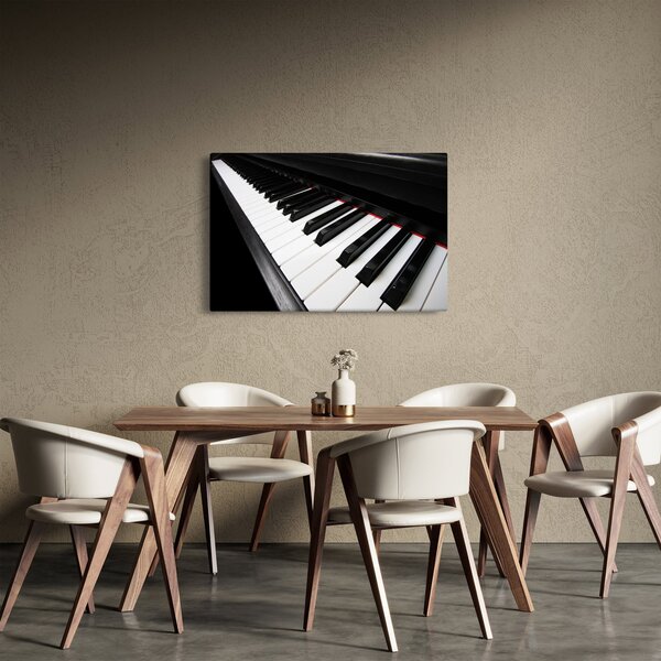 Obraz klávesov piána (90x60 cm)