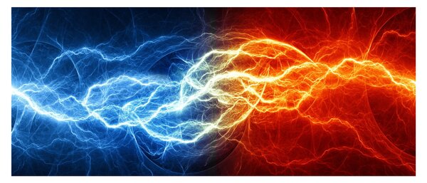 Obraz elektrického napätia (120x50 cm)