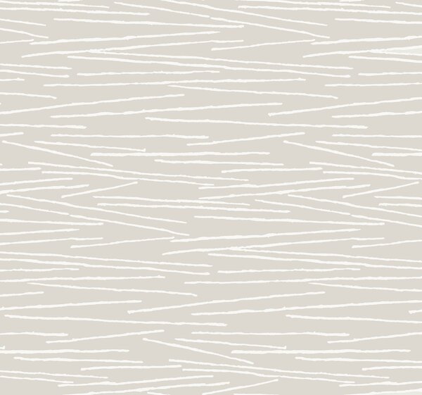 Metalická béžová vliesová tapeta, biele línie, EV3930, Candice Olson Casual Elegance, York