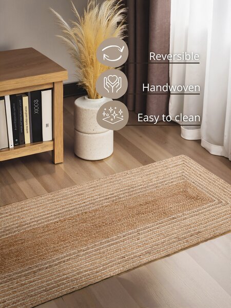 Hanse Home, Behúň Juno 106328 White Gold, 80x200, béžová, chodba / predsieň