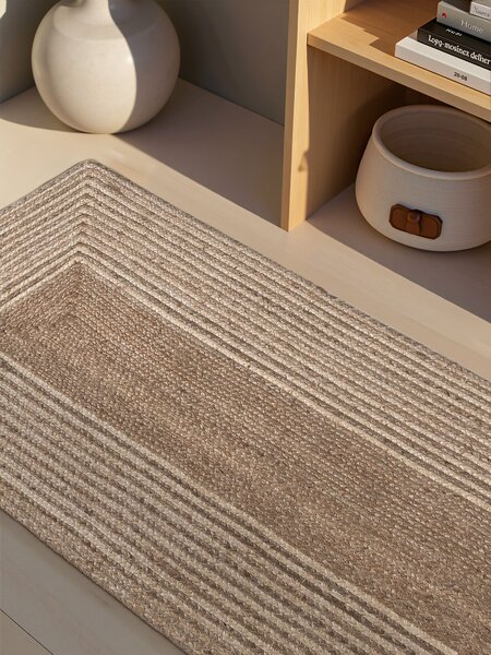Hanse Home, Behoň Juno 106329 Natural White Brown, 80x200, hnedá, chodba / predsieň