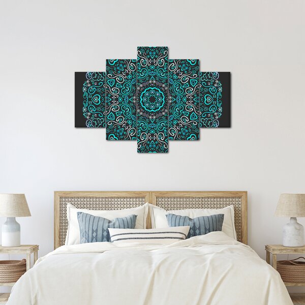 Obraz ornamentálne abstrakcie (150x105 cm)