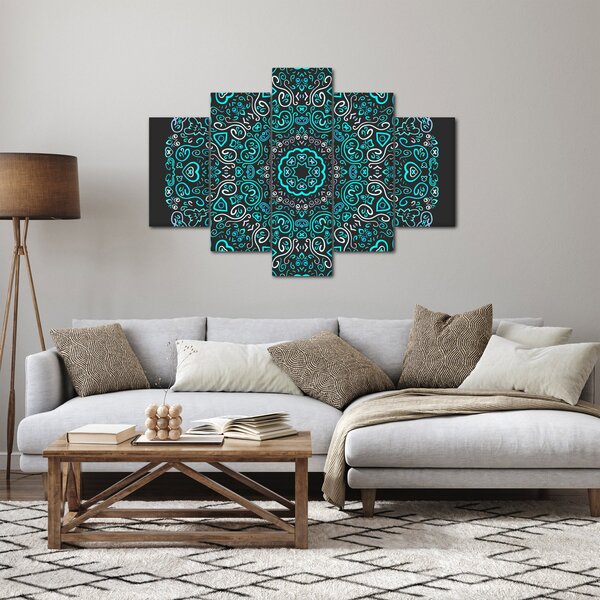 Obraz ornamentálne abstrakcie (150x105 cm)