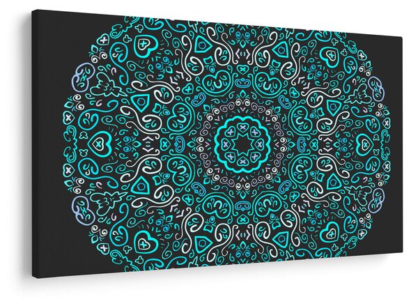 Obraz ornamentálne abstrakcie (90x60 cm)