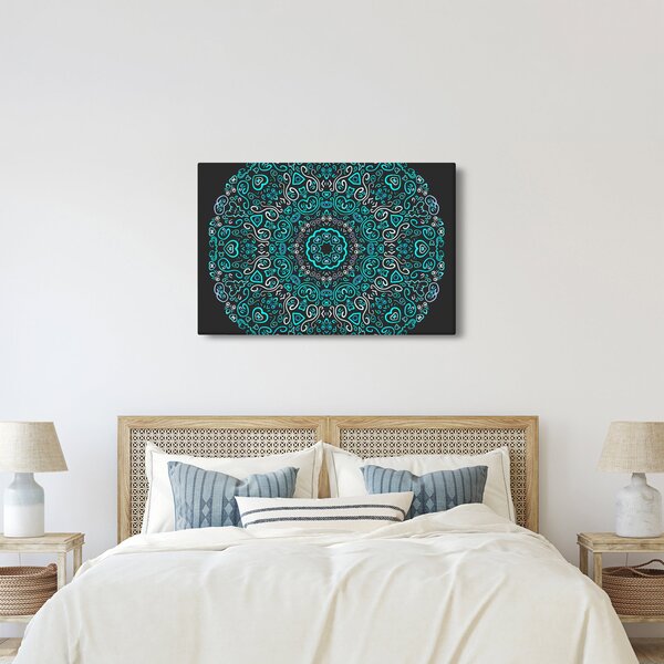 Obraz ornamentálne abstrakcie (90x60 cm)