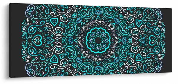 Obraz ornamentálne abstrakcie (120x50 cm)