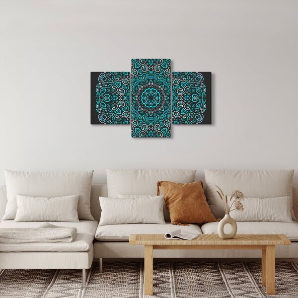 Obraz ornamentálne abstrakcie (90x60 cm)