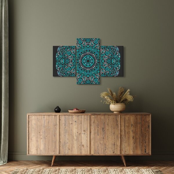 Obraz ornamentálne abstrakcie (90x60 cm)