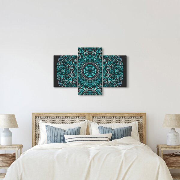 Obraz ornamentálne abstrakcie (90x60 cm)
