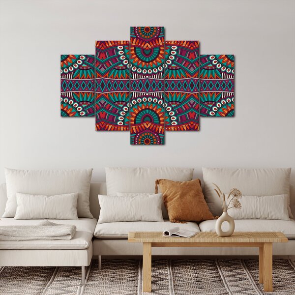 Obraz ornamentálne abstrakcie (150x105 cm)