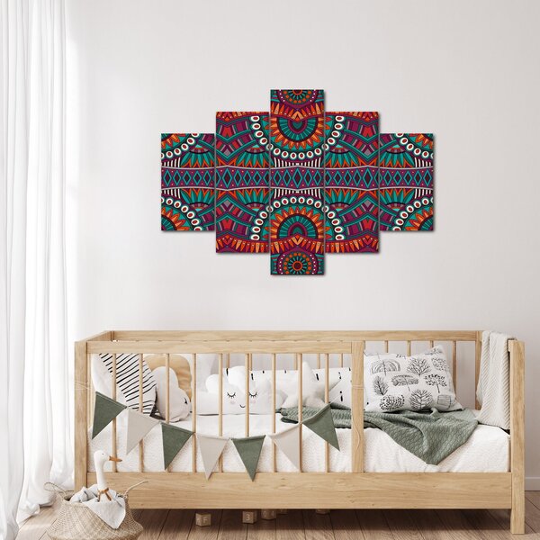 Obraz ornamentálne abstrakcie (150x105 cm)