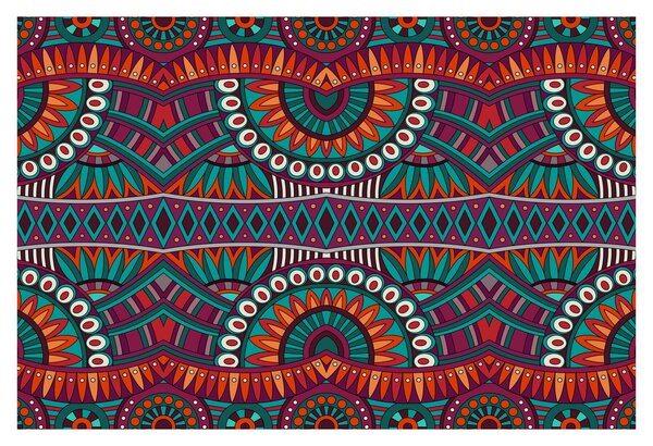 Obraz ornamentálne abstrakcie (90x60 cm)