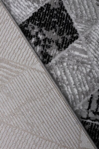 Koberec HOME 383 GREY / BLACK
