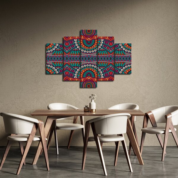 Obraz ornamentálne abstrakcie (150x105 cm)