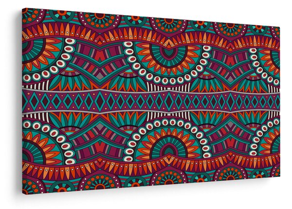 Obraz ornamentálne abstrakcie (90x60 cm)