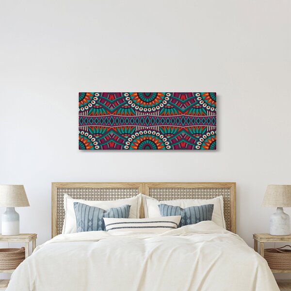 Obraz ornamentálne abstrakcie (120x50 cm)
