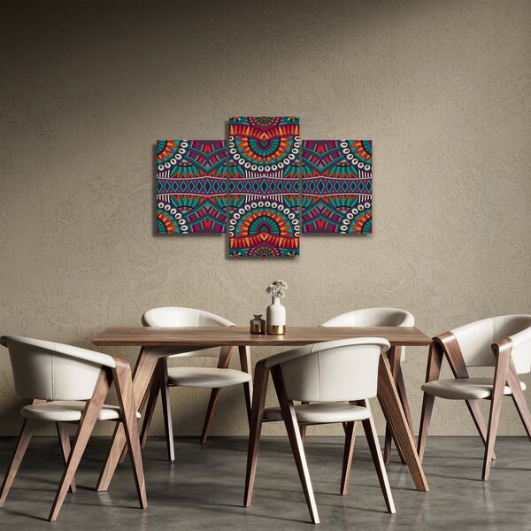 Obraz ornamentálne abstrakcie (90x60 cm)