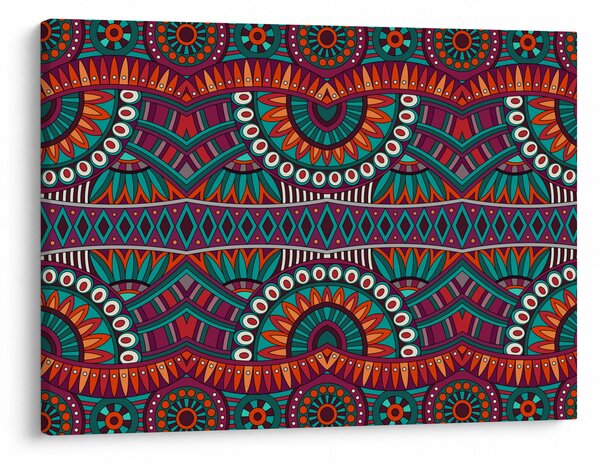 Obraz ornamentálne abstrakcie (70x50 cm)