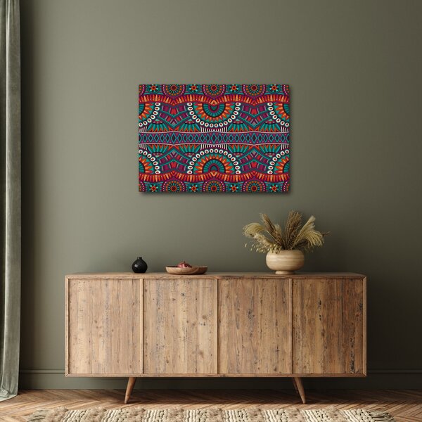 Obraz ornamentálne abstrakcie (70x50 cm)