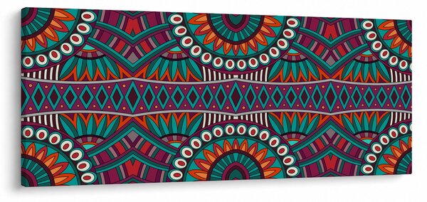 Obraz ornamentálne abstrakcie (120x50 cm)