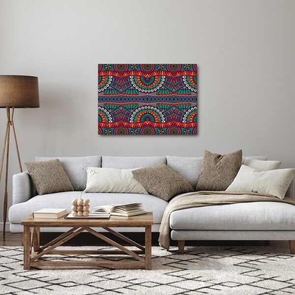 Obraz ornamentálne abstrakcie (70x50 cm)