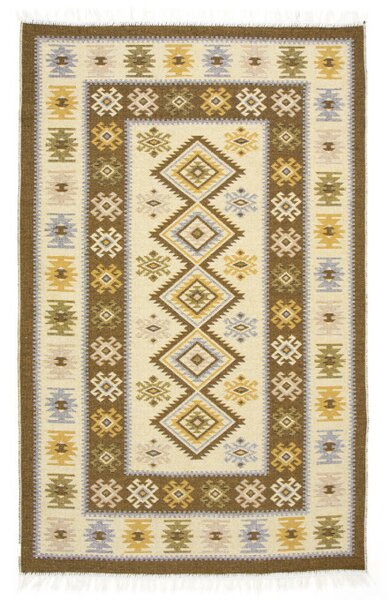 Obojstranný koberec / behúň Kilim medový 3