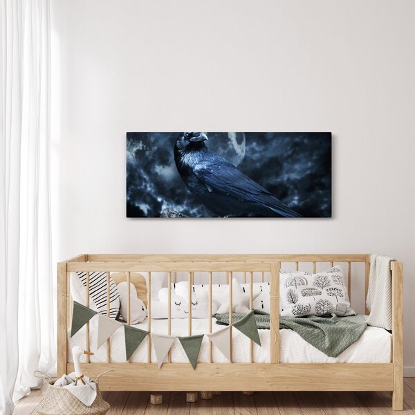 Obraz - Havran (120x50 cm)