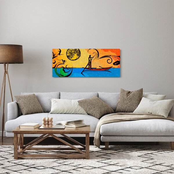 Obraz starovekej maľby (120x50 cm)