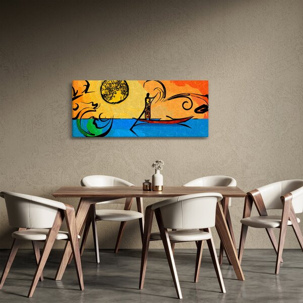 Obraz starovekej maľby (120x50 cm)