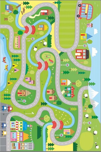ASIR Koberec 80 x 120 CITY zelený