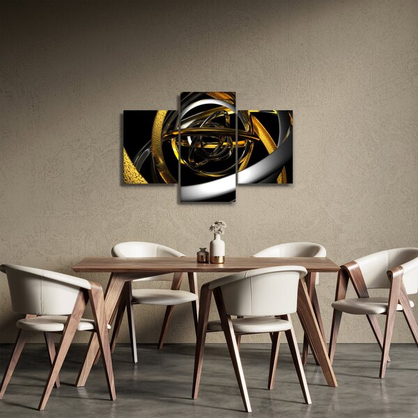Obraz modernej abstrakcie (90x60 cm)