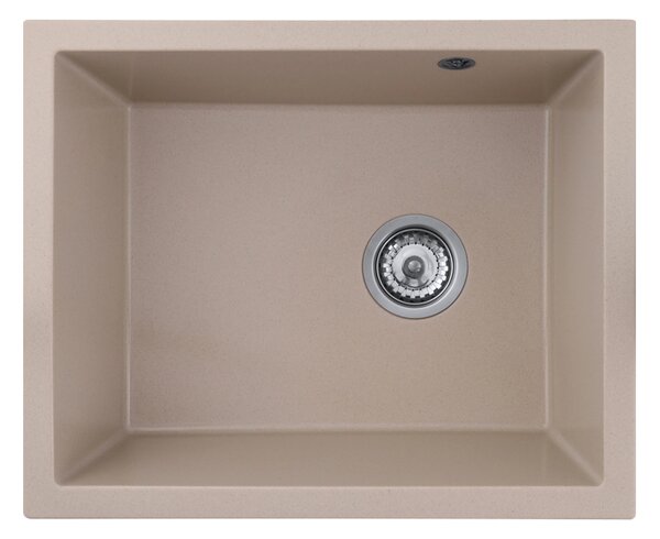 Gamma Decor 5040, 1-komorový granitový drez 560x460x180 mm, béžová, GMA-ZLE000083
