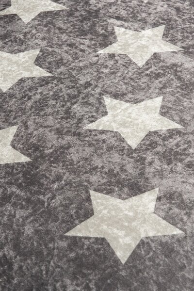 ASIR Koberec 140 x 190 STARS sivý