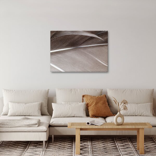 Abstraktný obraz vlákien (70x50 cm)