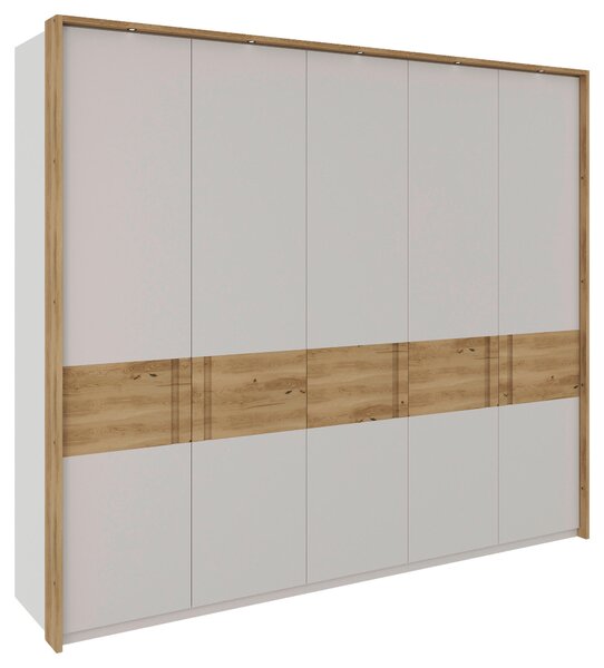 SKRIŇA S OTOČNÝMI DVERAMI, dub, farba duba, svetlosivá, 252/225/60 cm Dieter Knoll - Skrine