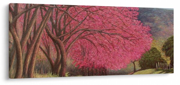 Obraz rozkvitnutých stromov (120x50 cm)