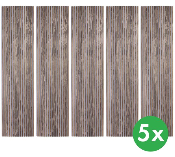 Drevený akustický panel, 2400 x 600 mm, B2BP005, balenie 5 ks, dub moreny