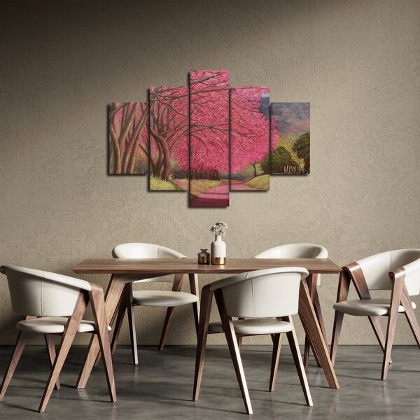 Obraz rozkvitnutých stromov (150x105 cm)