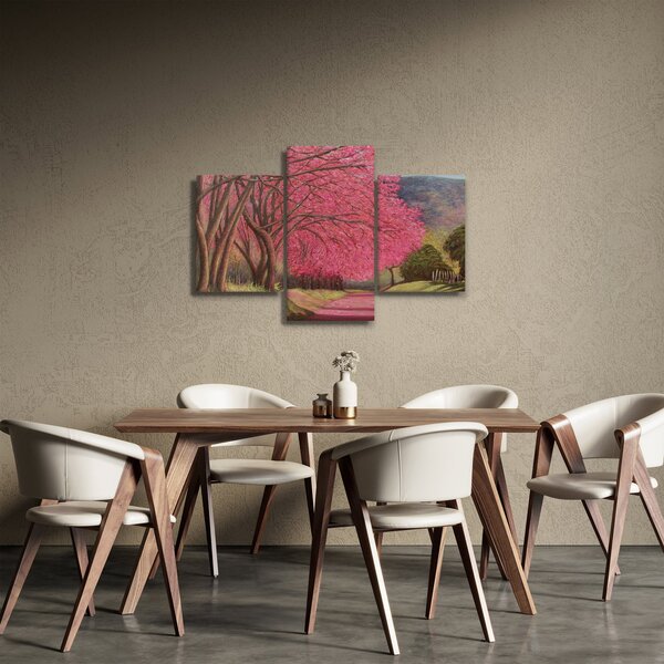Obraz rozkvitnutých stromov (90x60 cm)