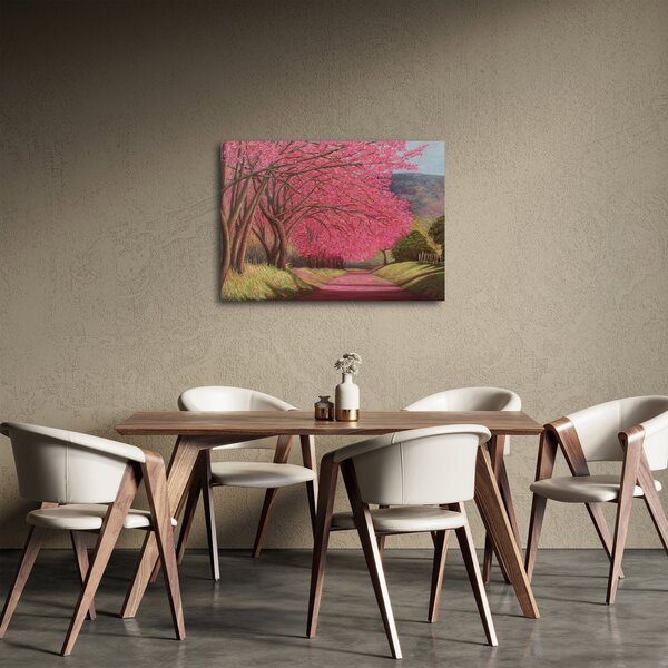 Obraz rozkvitnutých stromov (70x50 cm)