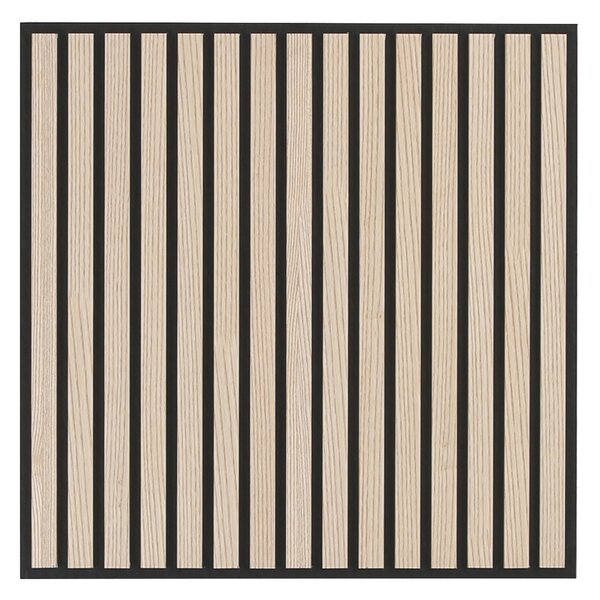 Drevený akustický panel pre stropnú rastrovú konštrukciu, 595 x 595 mm, B2BP002, balenie 4 ks, breza