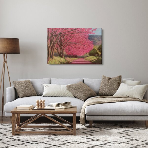 Obraz rozkvitnutých stromov (90x60 cm)