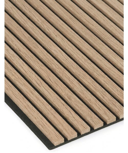 Drevený akustický panel, 2400 x 600 mm, B2BP004, balenie 5 ks, dub